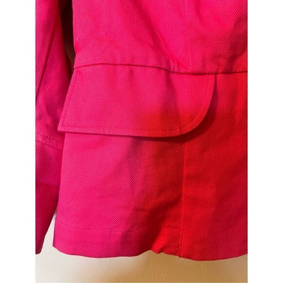 Cabi Women's 8 Power Blazer Jacket Hot Pink Peplum Bottom Preppy Barbiecore - Picture 8 of 12